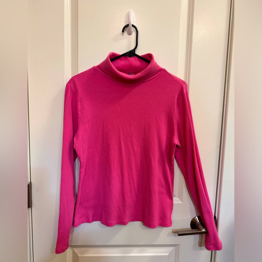 Old Navy Rib Knit Turtleneck Top - size L